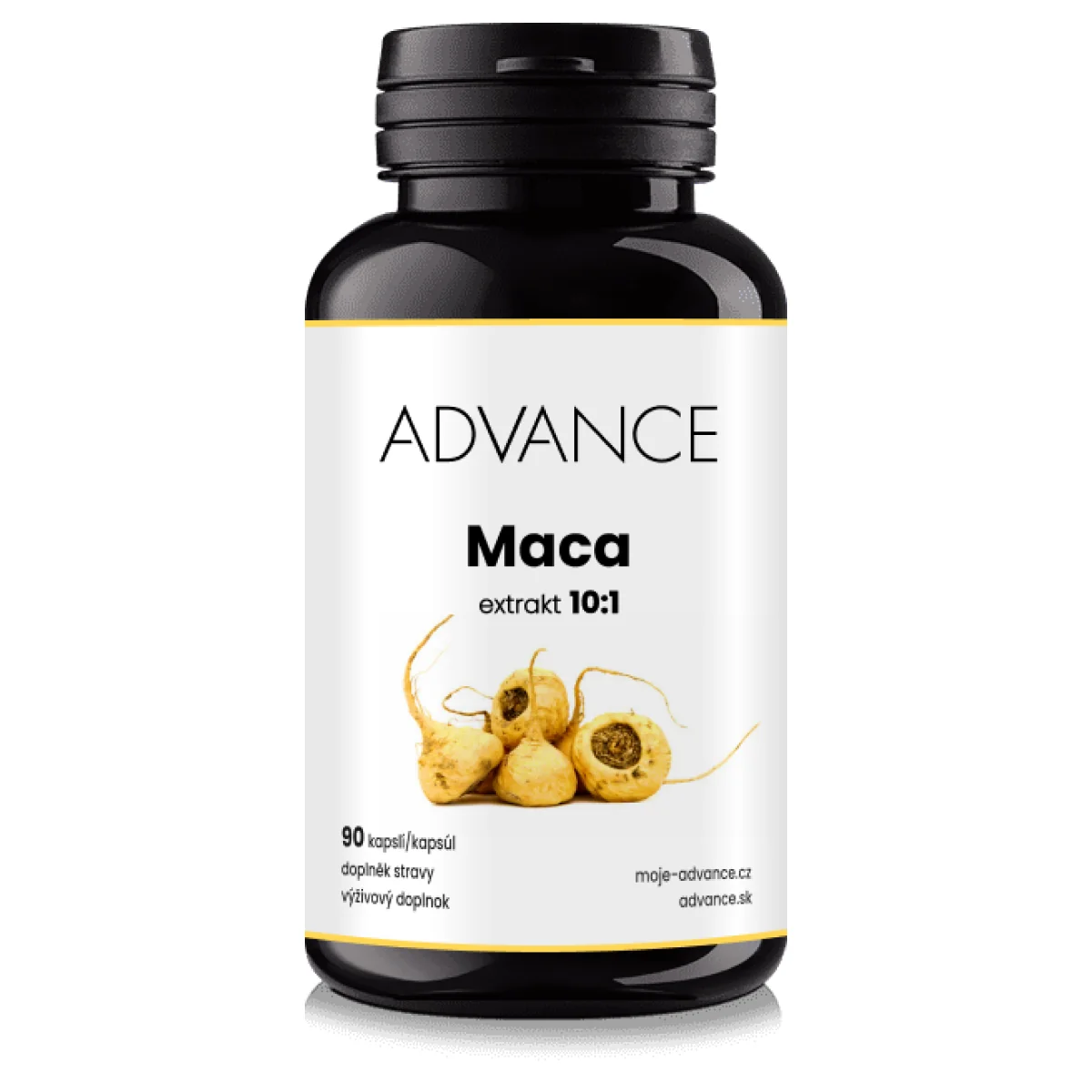 ADVANCE Maca 90 kapsúl - extrakt 10:1 1×90 cps, výživový doplnok