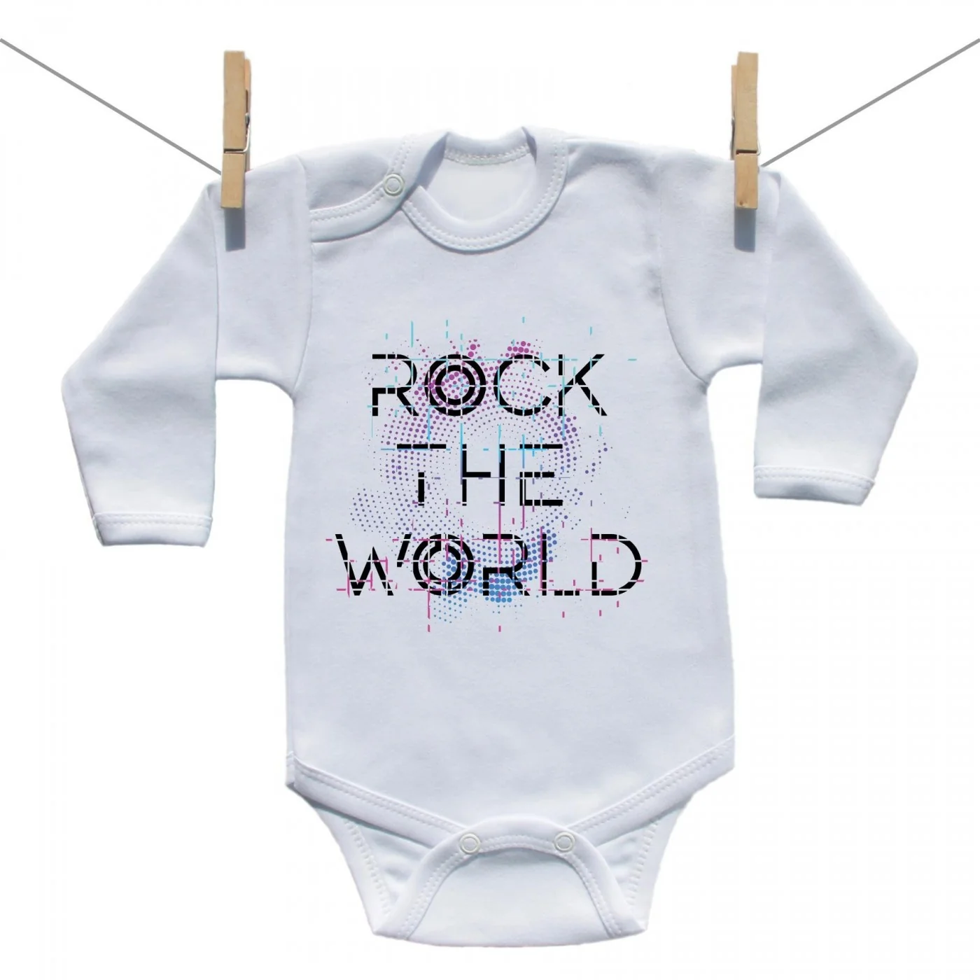 Boodyy Body s dlhým rukávom Rock the world Veľkosť: 80