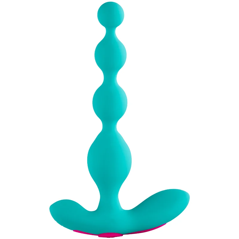 Vibračné análne guličky Funn Beads Turquoise 18,4 cm