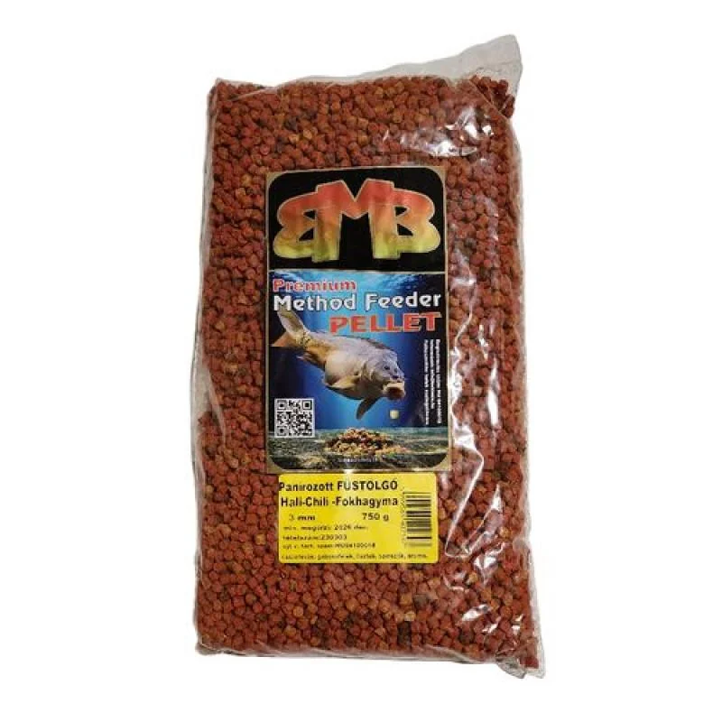 BUKI MIX Oblakotvorný Method Feeder Pelet 3mm/ 750g Halibut-chilli-cesnak