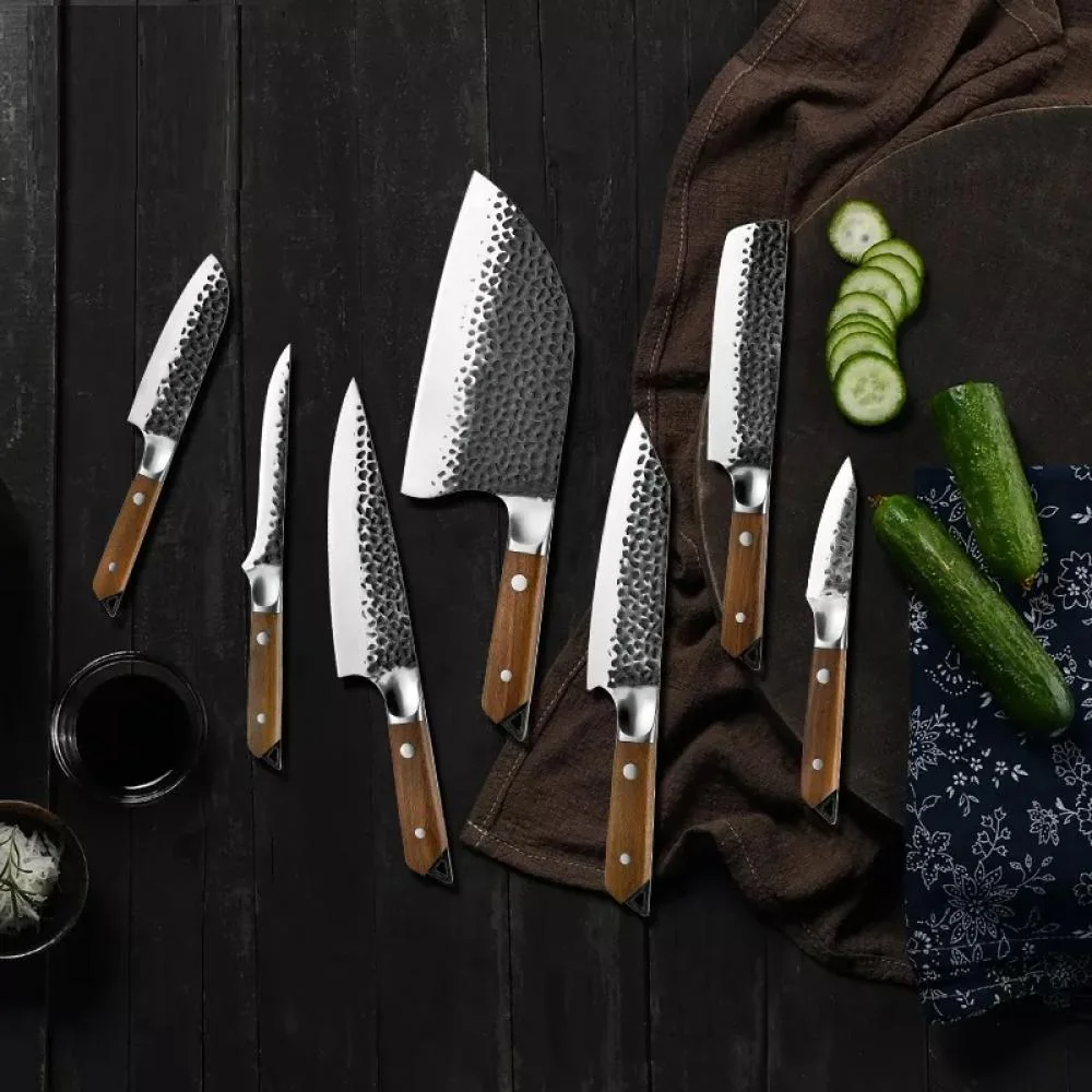 Kuchynský nôž Boning/26cm 1ks, strieborná s hnedo