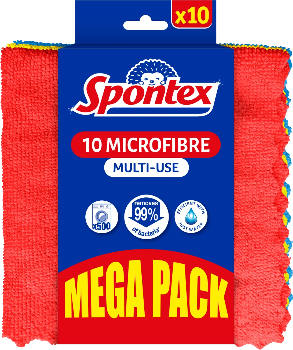 Spontex Microfibre Multi-Usages handrička 1×10 ks, handrička
