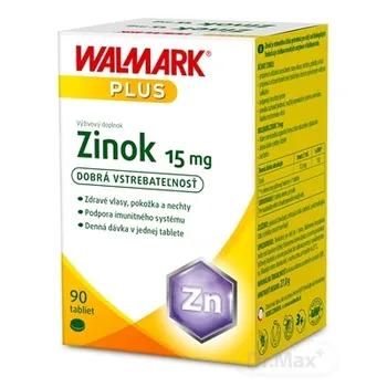 WALMARK Zinok 15 mg 1×90 tbl, zinok