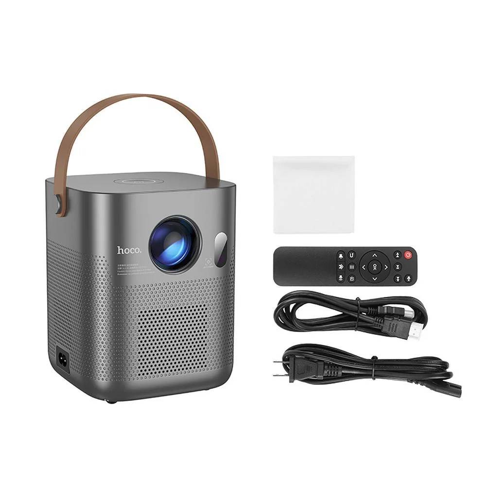 Hoco DT4 Bluetooth projektor Wi-Fi Android HD 720P, šedý