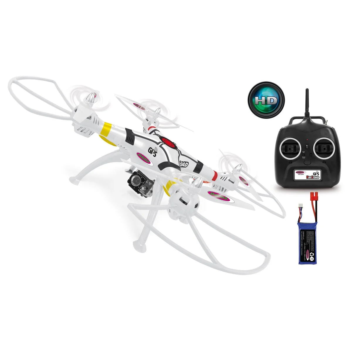 Jamara Dron Payload GPS s výškovým držaním s Full HD FPV WiFi a funkciou návratu domov