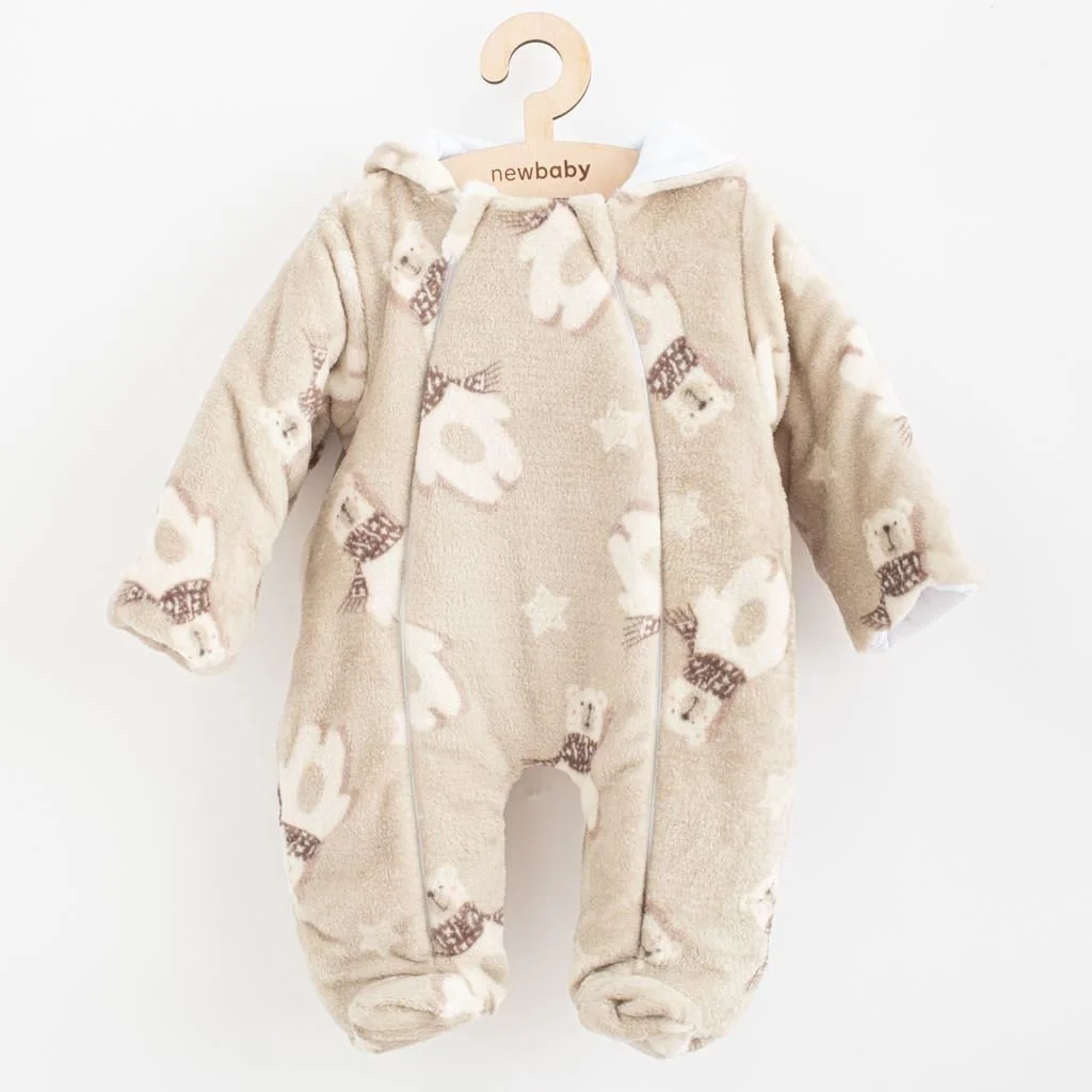 Dojčenský Wellsoft zimný overal New Baby Polar Bear 68 (4-6m)