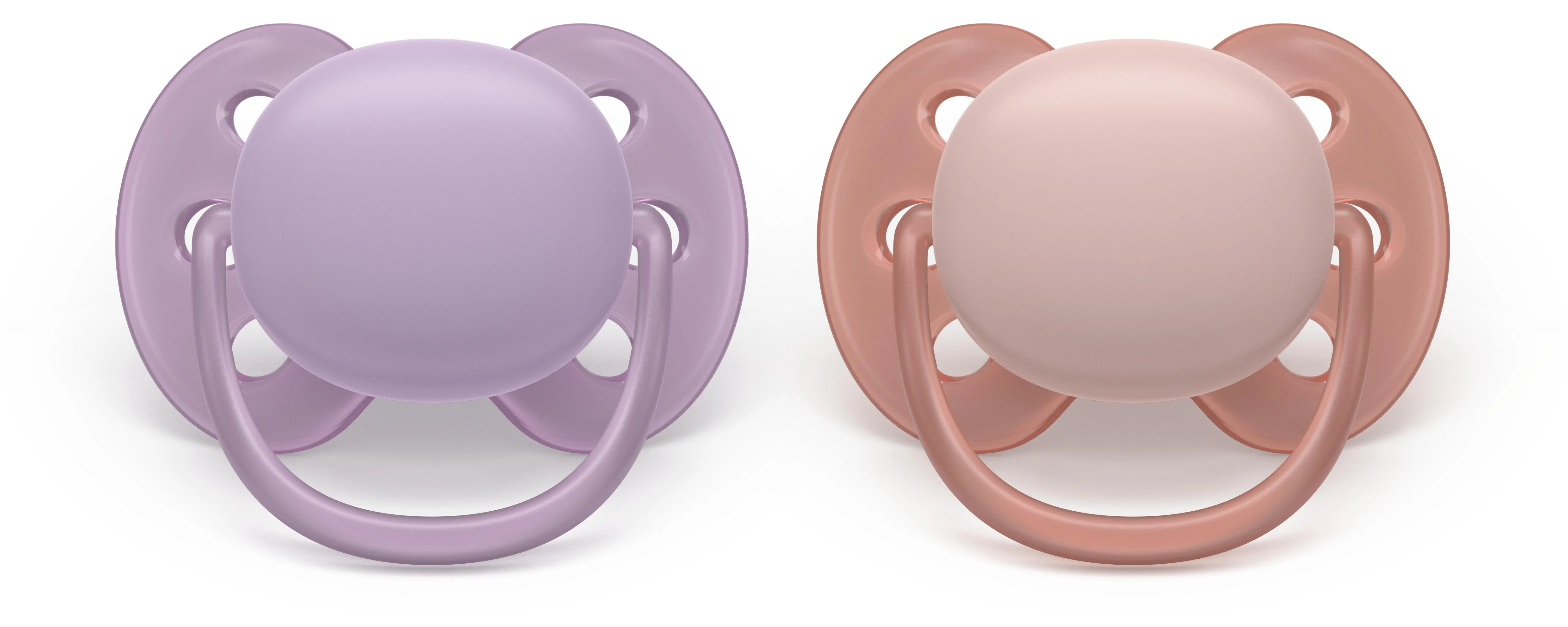 Philips AVENT - Cumlík Ultrasoft SCF091/43, 6-18 m, dievča 2 ks