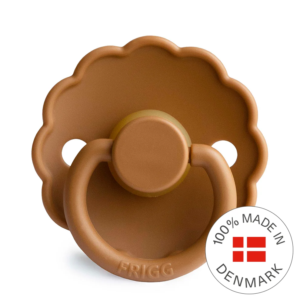 FRIGG Daisy kaučuk cumlík Cappuccino, 0-6m 1×1 ks, cumlík
