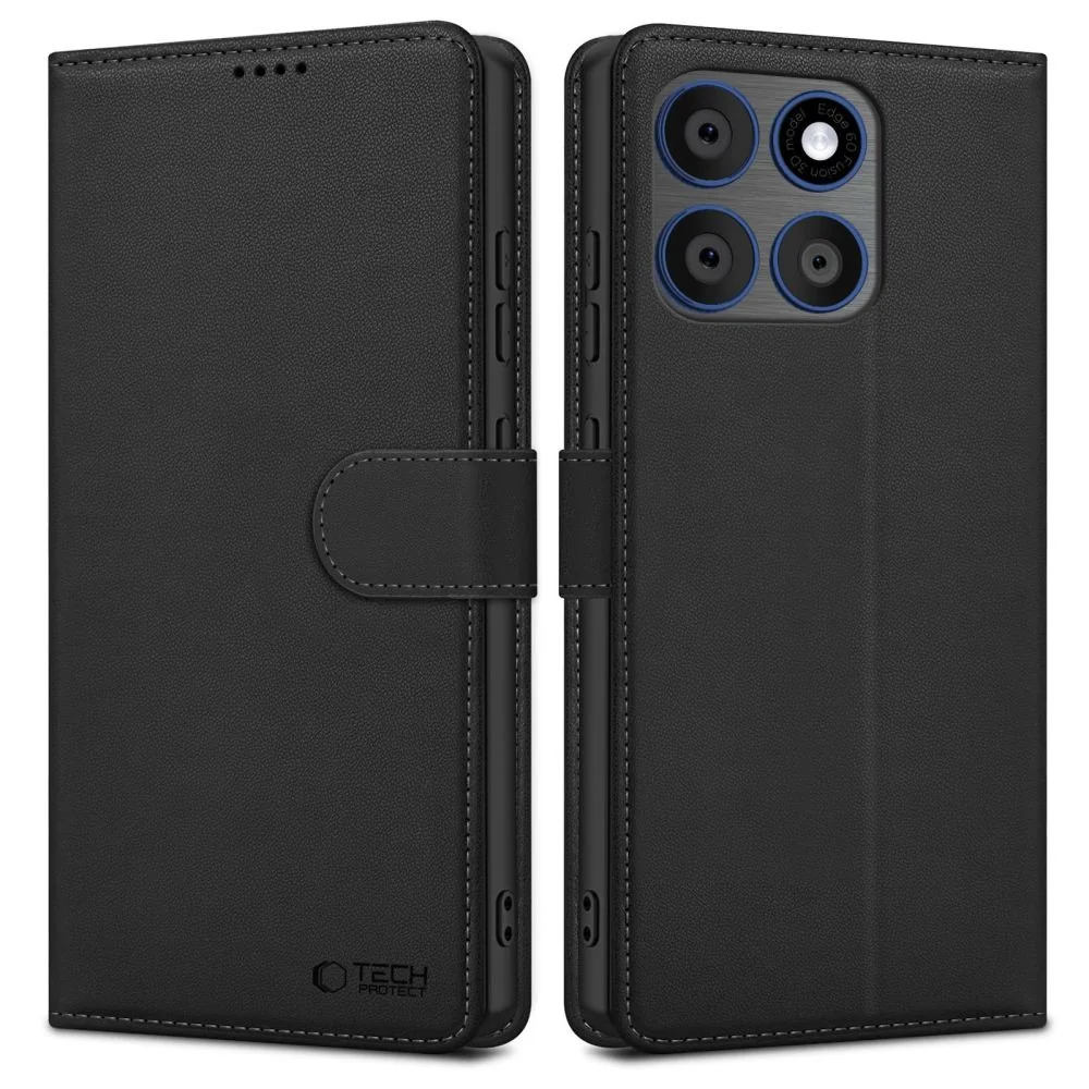 Tech-Protect Wallet knižkové puzdro na Motorola Edge 70 5G, čierne