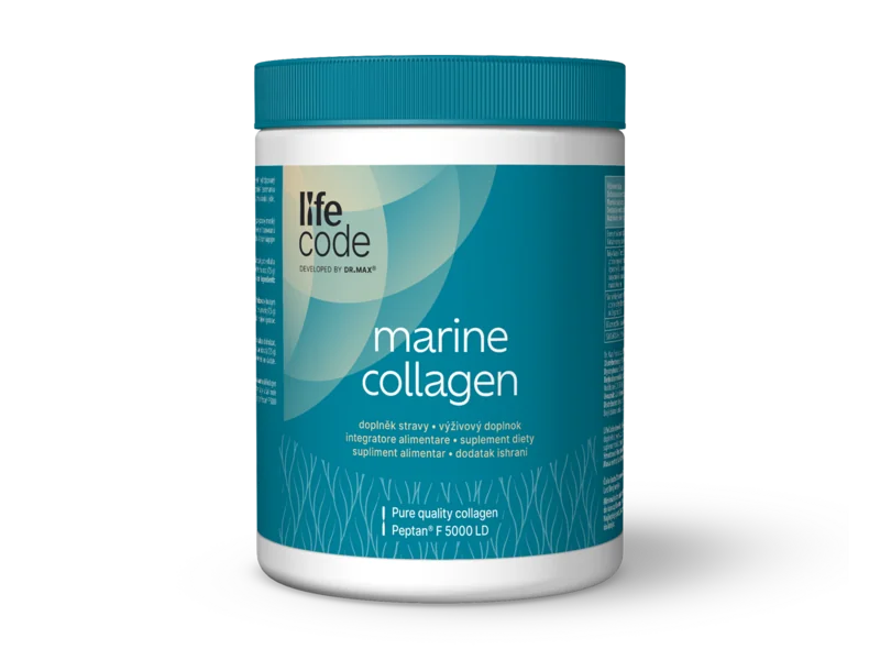 LifeCode developed by Dr. Max® marine collagen 1×225 g, čistý, vysoko kvalitný hydrolyzovaný morský kolagén