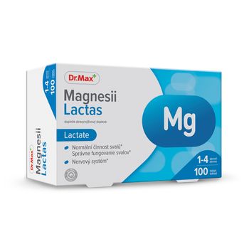 Dr.Max Magnesii Lactas 1×100 tbl, výživový doplnok