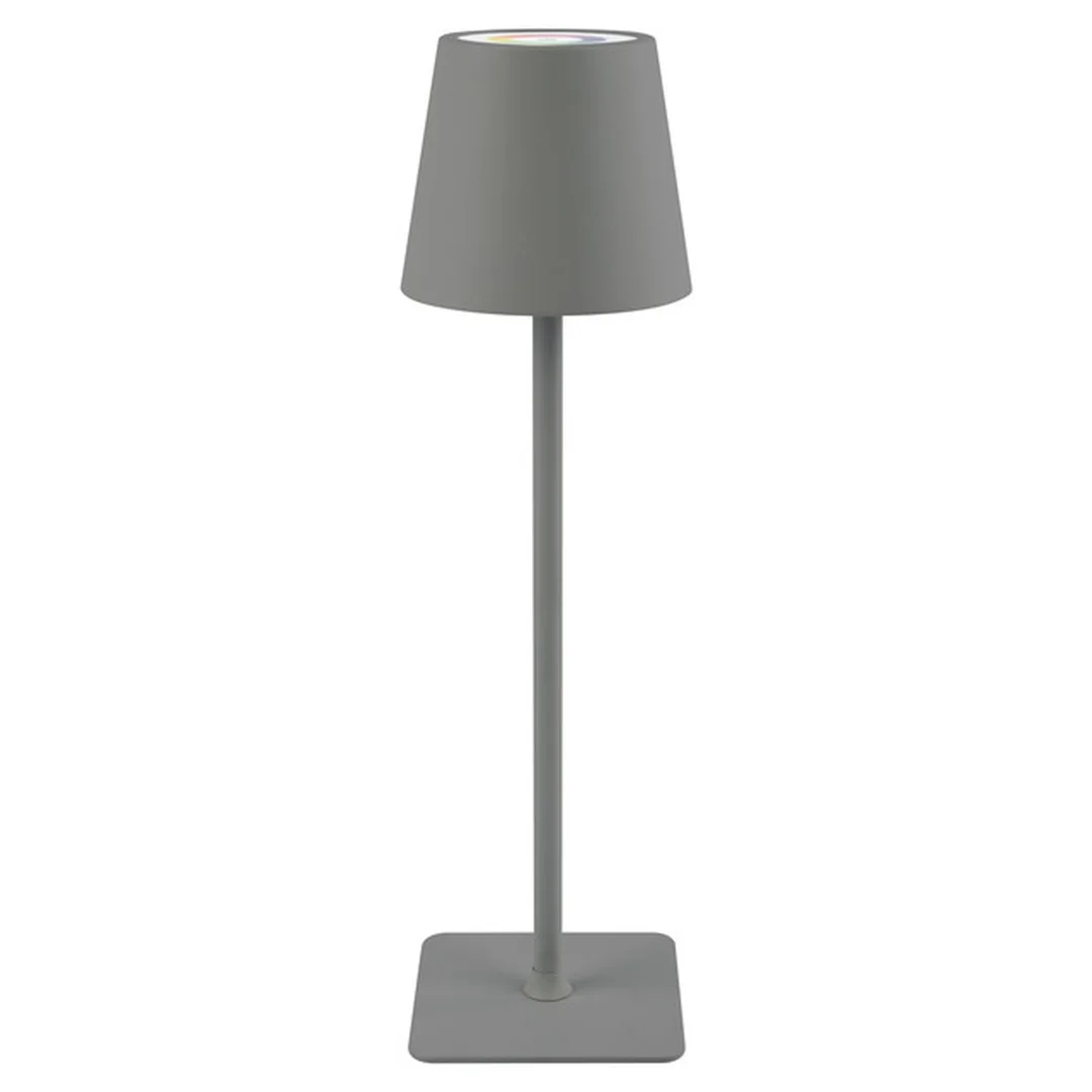 Classbach TL 4025 LED dobíjacia stolová lampa, RGB, USB-C, sivá