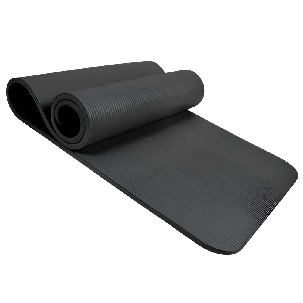 MG Yoga fitness podložka na cvičenie, čierna