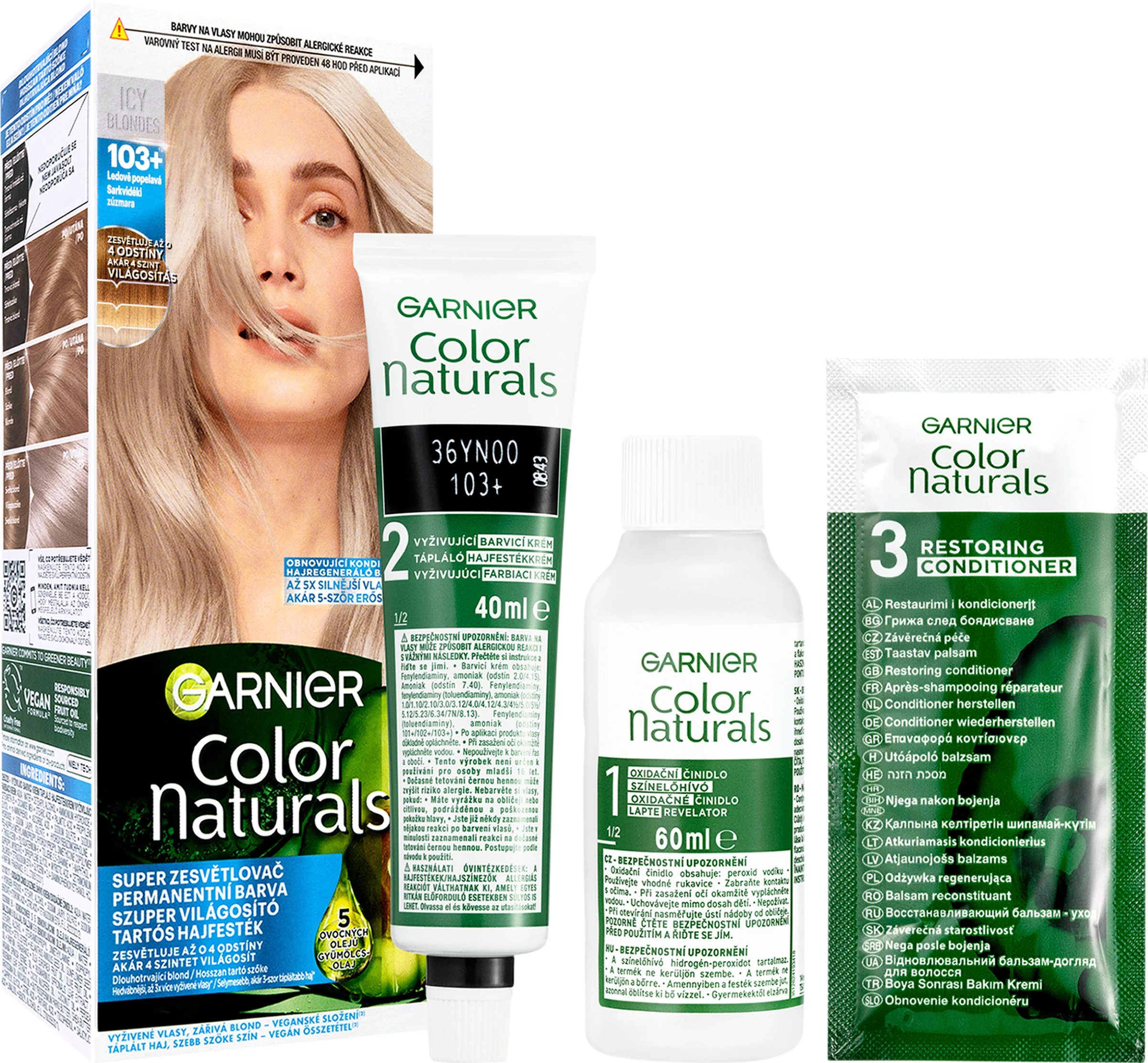 Garnier Color Naturals 10+ Ľadovo popolavá 1×112 ml, farba na vlasy