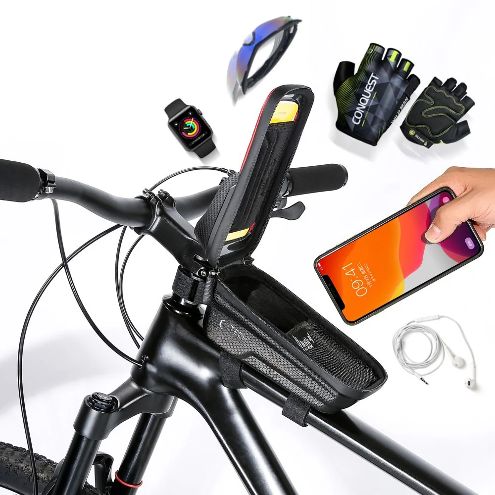 Tech-Protect V2 cyklistická taška 1L, čierna
