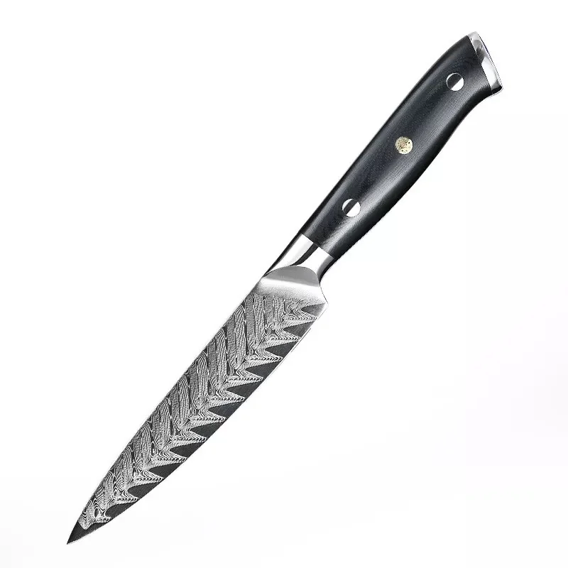 Sada damaškových kuchynských nožov Oktagon 7ks/Čierna