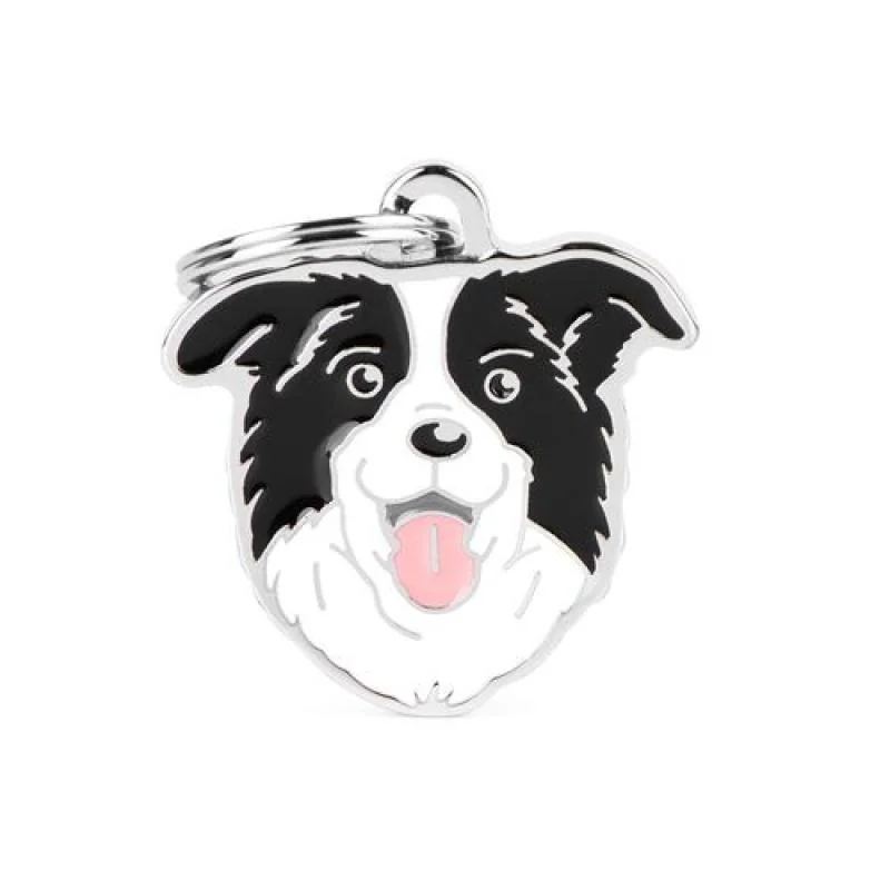 MF BORDER COLLIE 3,2x3 cm gravírovateľný prívesok