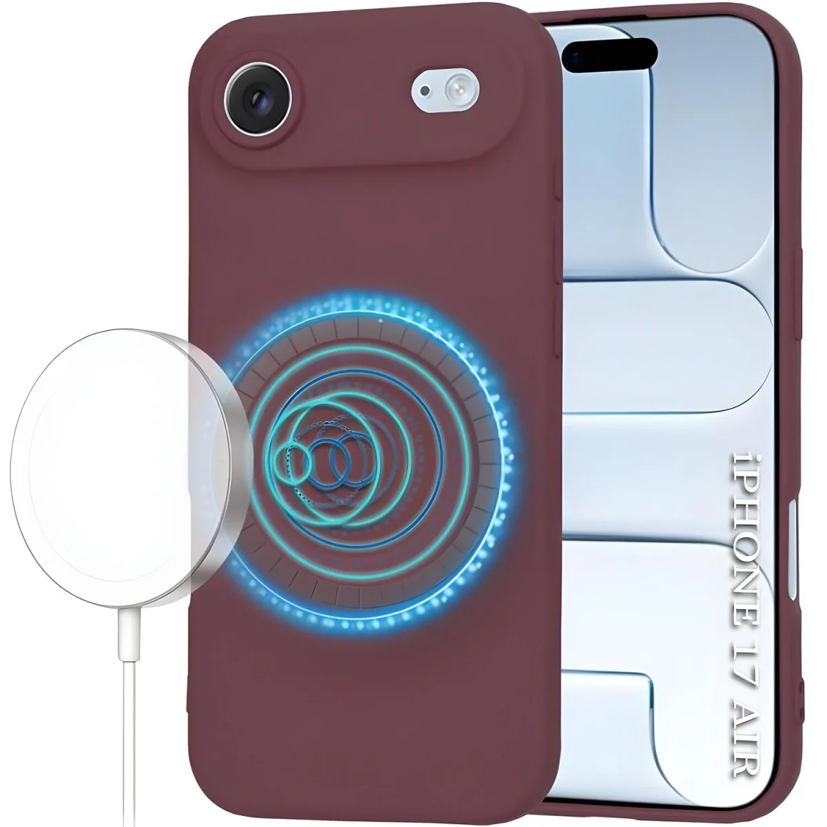 Techsuit SoftFlex MagSafe Červené púzdro