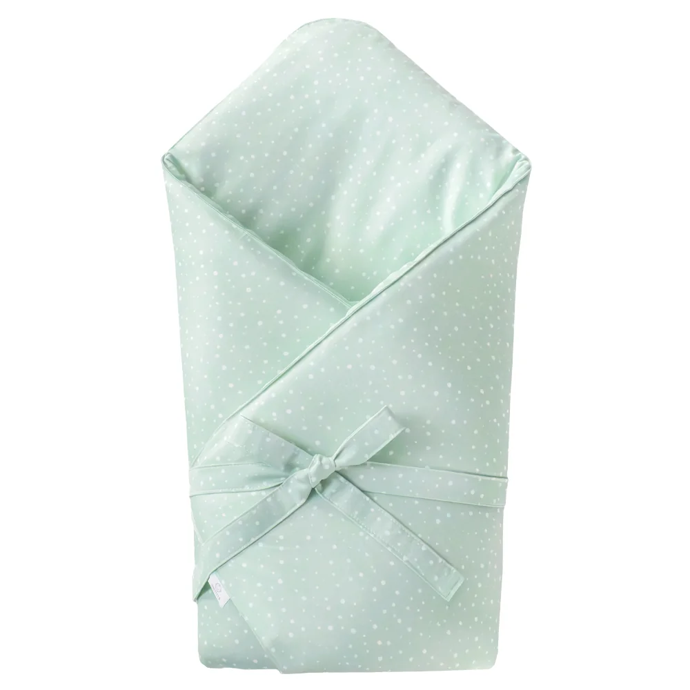 Zavinovačka - mentolová bodka - SOFTELLO, Zimná, Zelená, Bodka