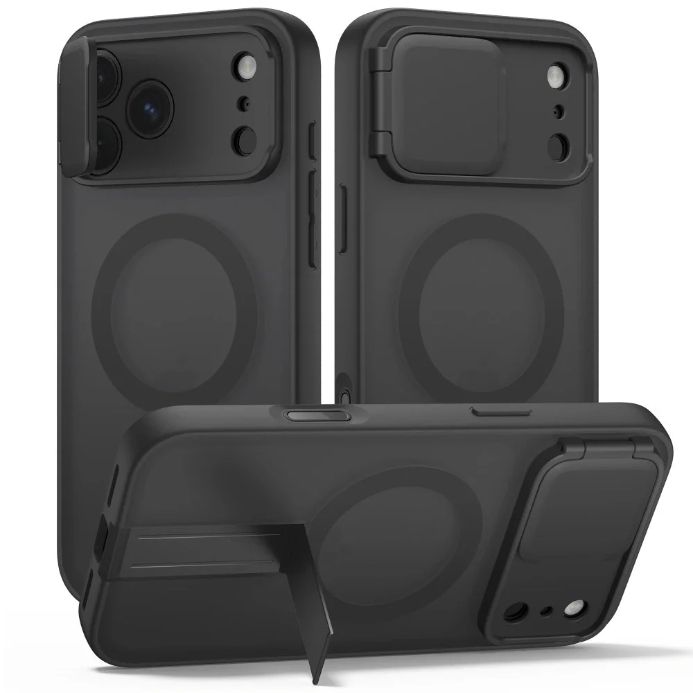 Tech-Protect Kevlar Aura MagSafe kryt na iPhone 17 Pro / 18 Pro, čierny