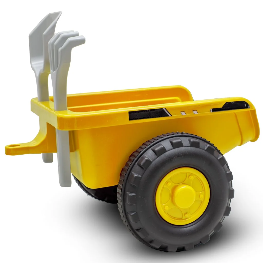 Detské odrážadlo traktor s vlečkou a náradim Baby Mix Benny