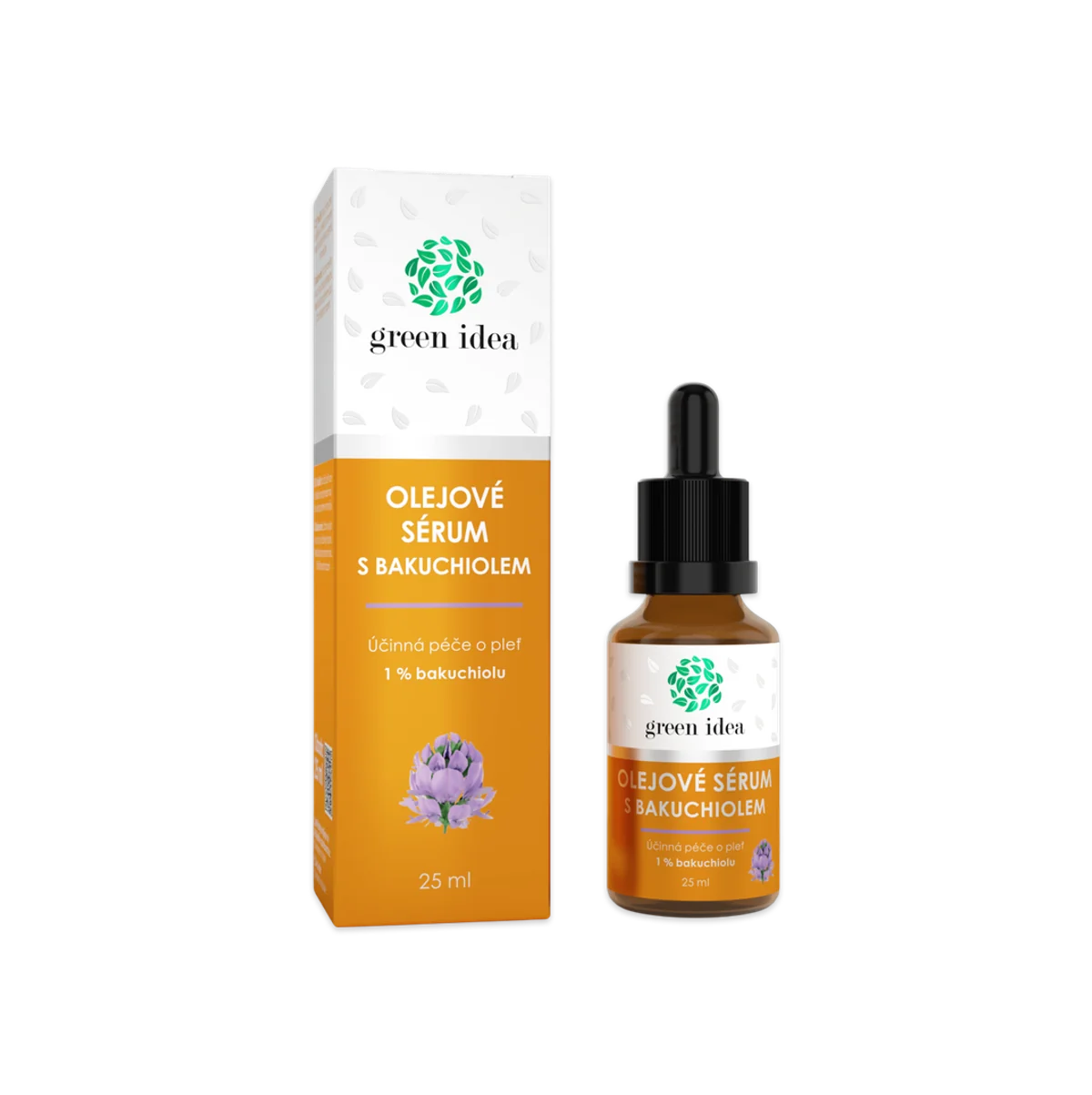 Olejové sérum s bakuchiolom – 25 ml – Green idea
