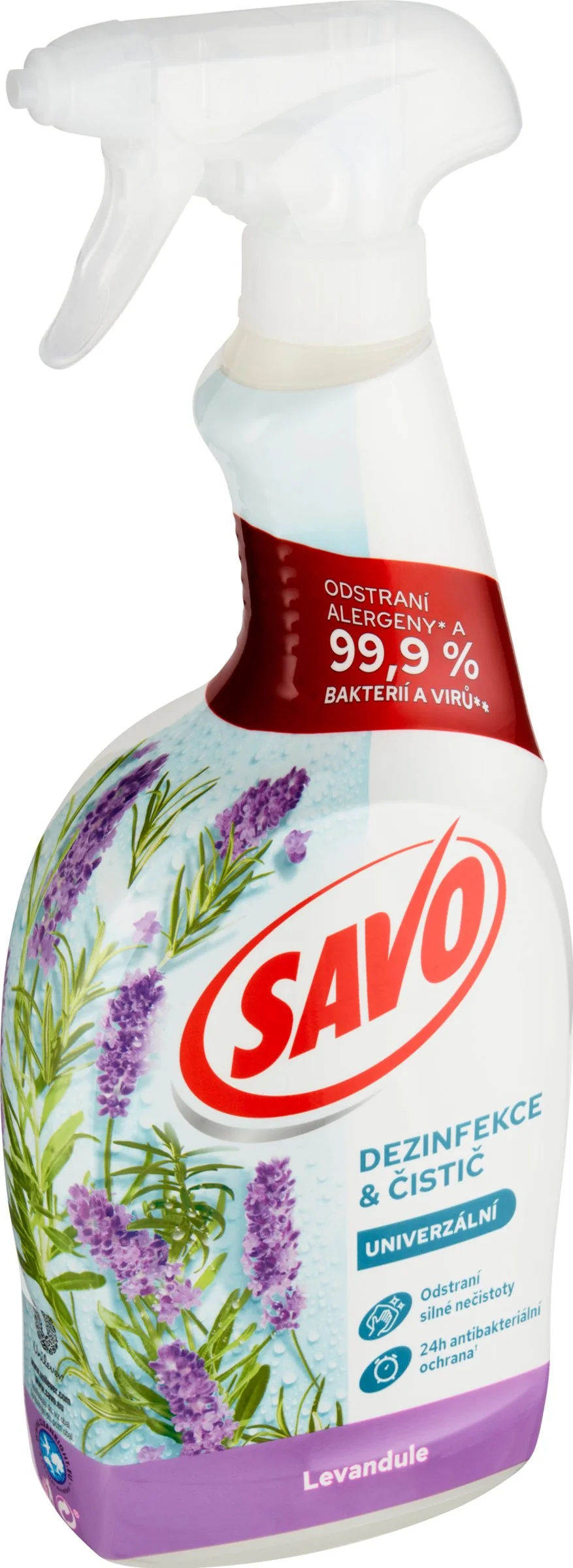 Savo dezinfekčný sprej Levanduľa 1×700 ml, dezinfekčný čistič