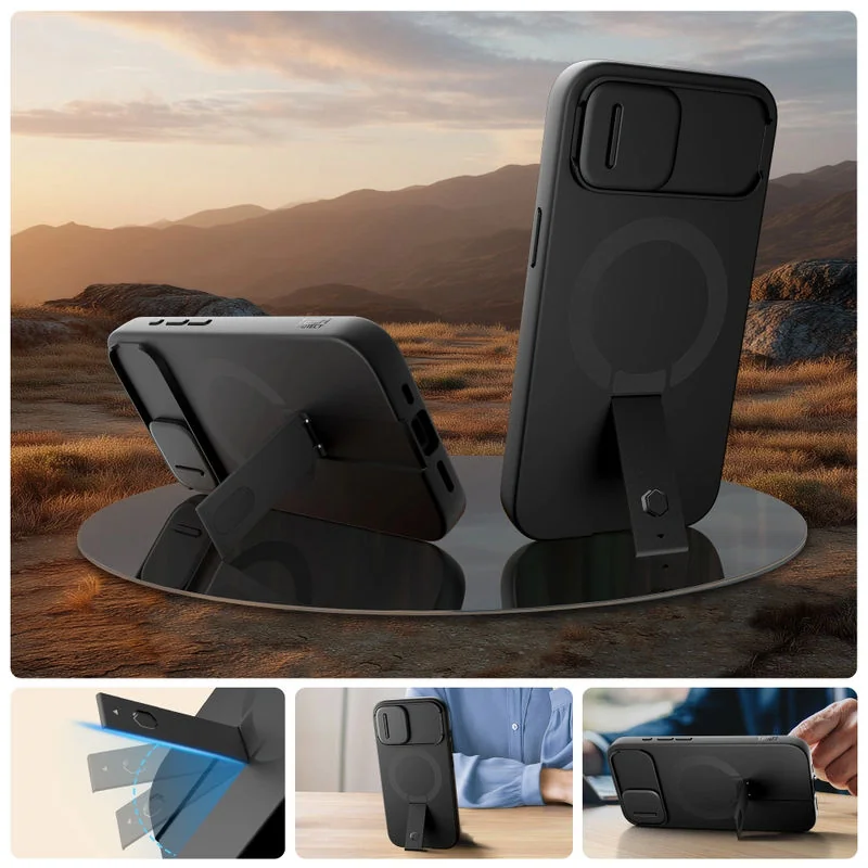 Tech-Protect Kevlar Aura MagSafe kryt na iPhone 16e, čierny