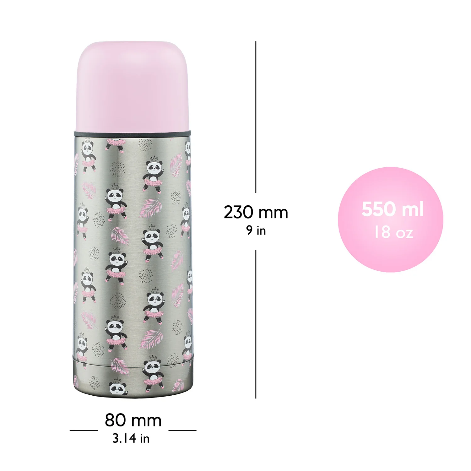 Baagl Termofľaša Panda 550 ml 550 ml