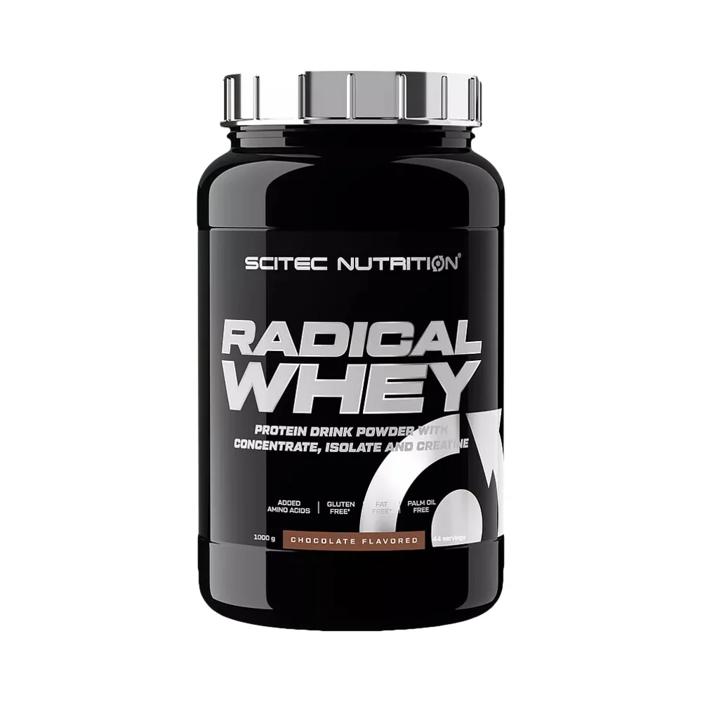 Scitec Nutrition Radical Whey 1000 g biela čokoláda-malina