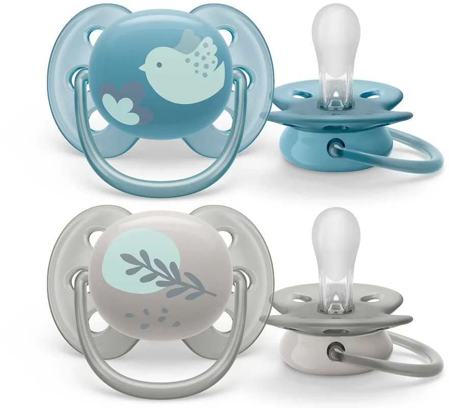 Philips AVENT Cumlík Ultrasoft Premium zvieratko 6-18m chlapec 2 ks 1×2 ks, cumlík