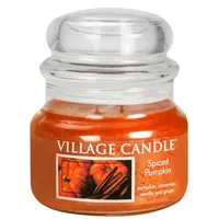 Village Candle Vonná sviečka v skle - Spiced Pumpkin - Tekvica a korenie, malá