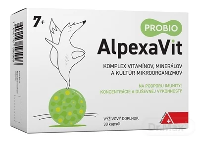 AlpexaVit PROBIO 7+ 1×30 cps, výživový doplnok