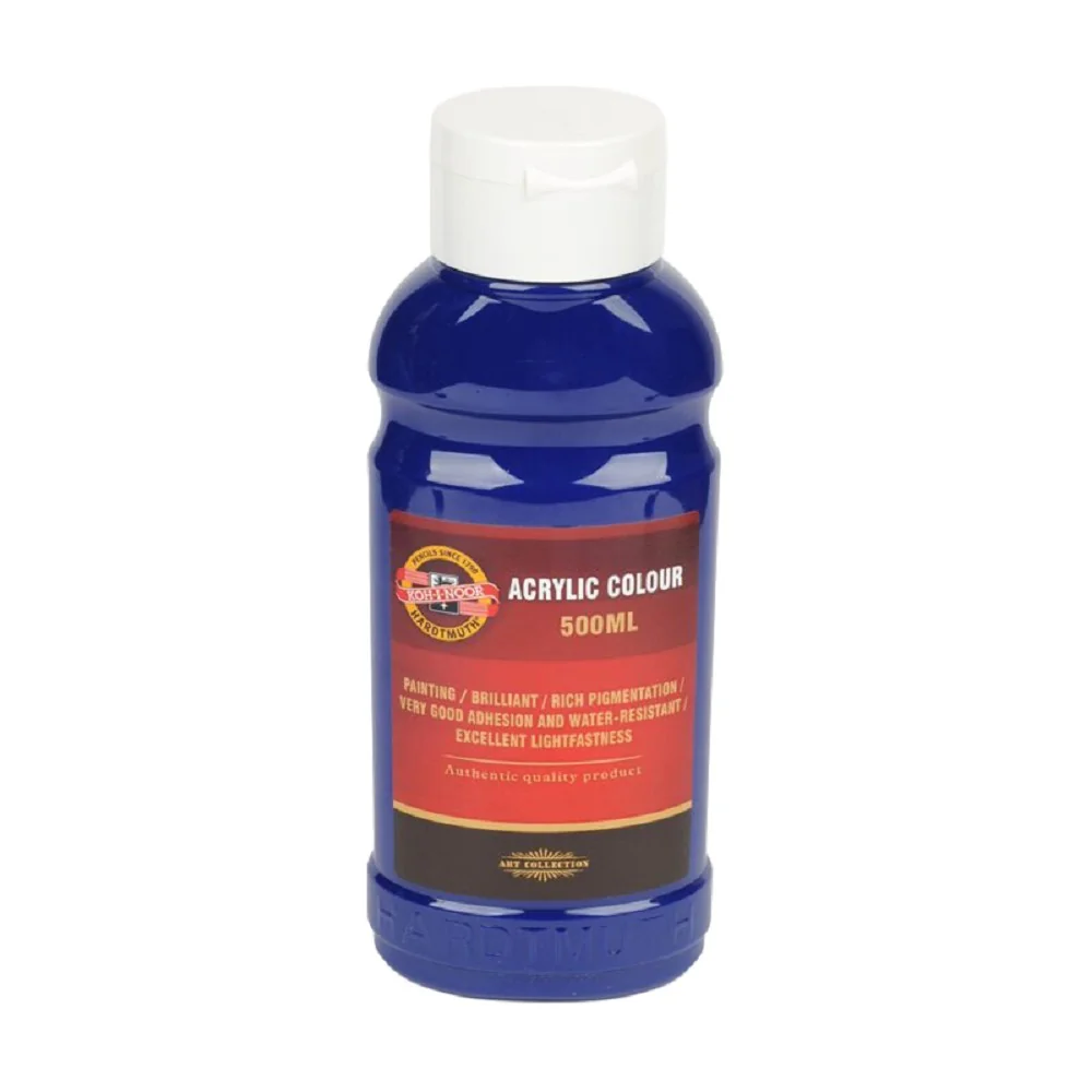 Akrylová farba 500 ml tmavomodrá odtieň 1627/0420