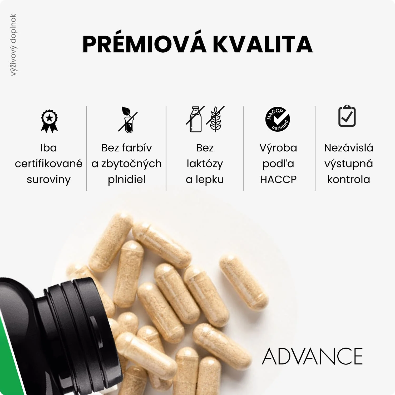 ADVANCE Fertin 60 kapsúl - mužská plodnosť 1×60 cps, výživový doplnok
