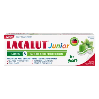 LACALUT Junior zubná pasta 6+ rokov 1×55 ml, zubná pasta pre deti