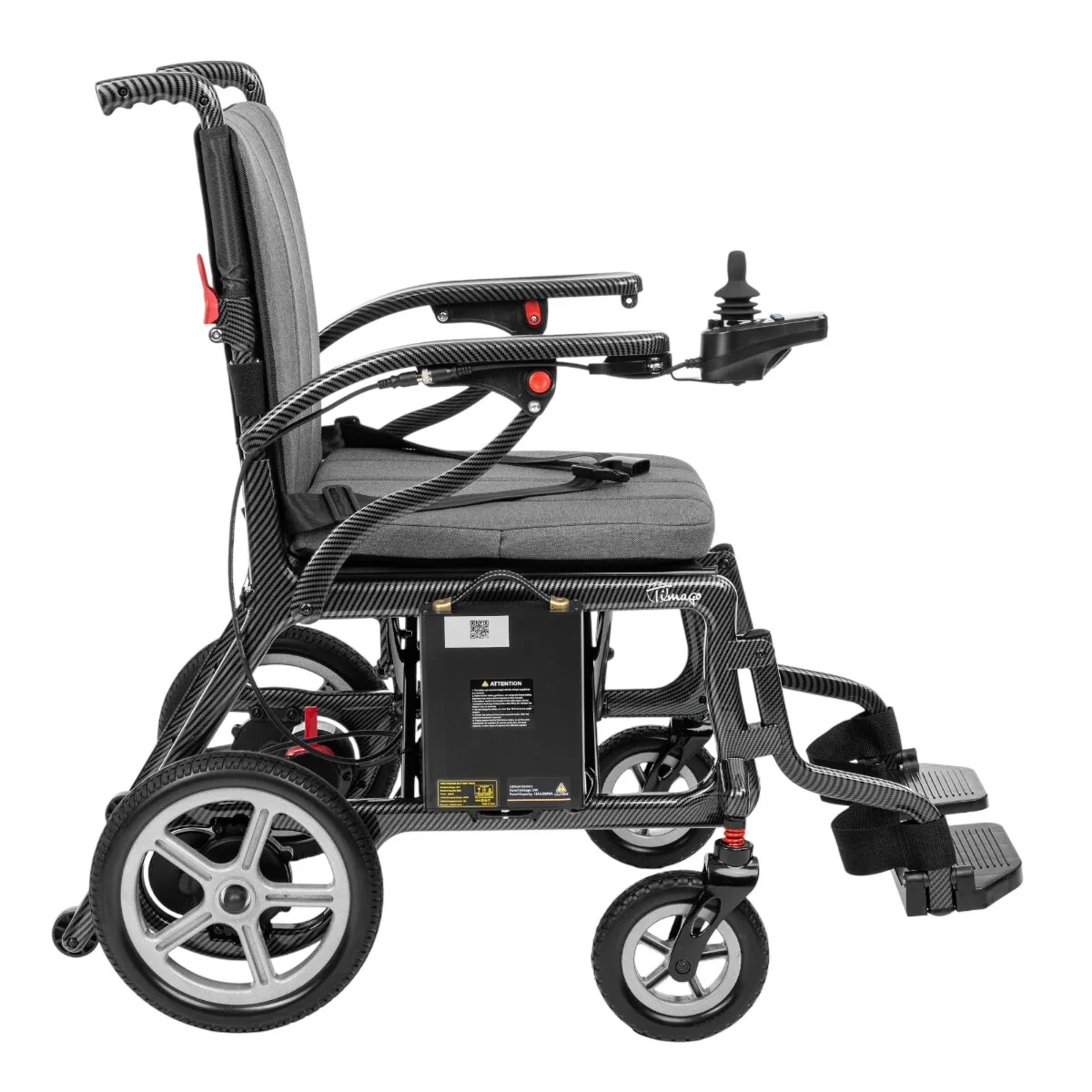 Ultra ľahký elektrický skladací invalidný vozík GO-TIM - 115 Kg