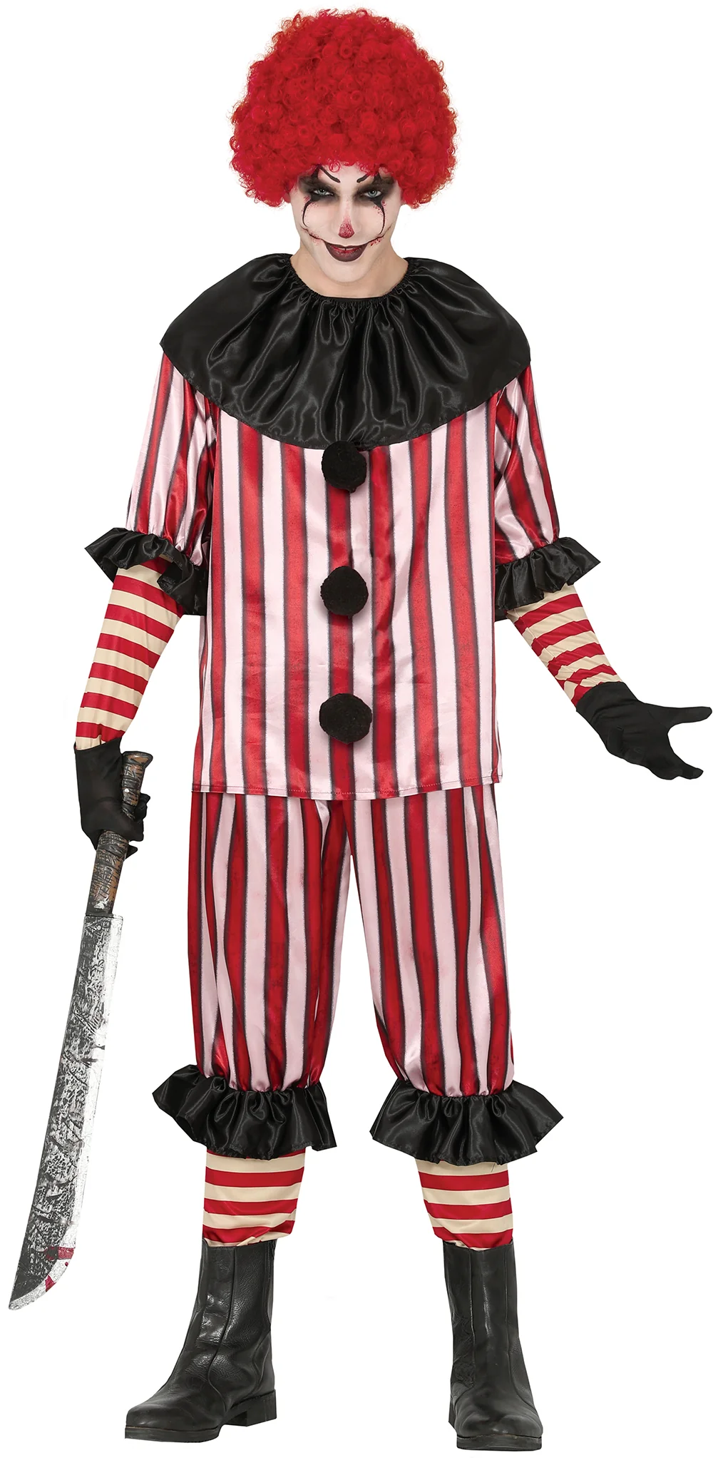 Pánsky kostým Klaun Halloween M 48-50