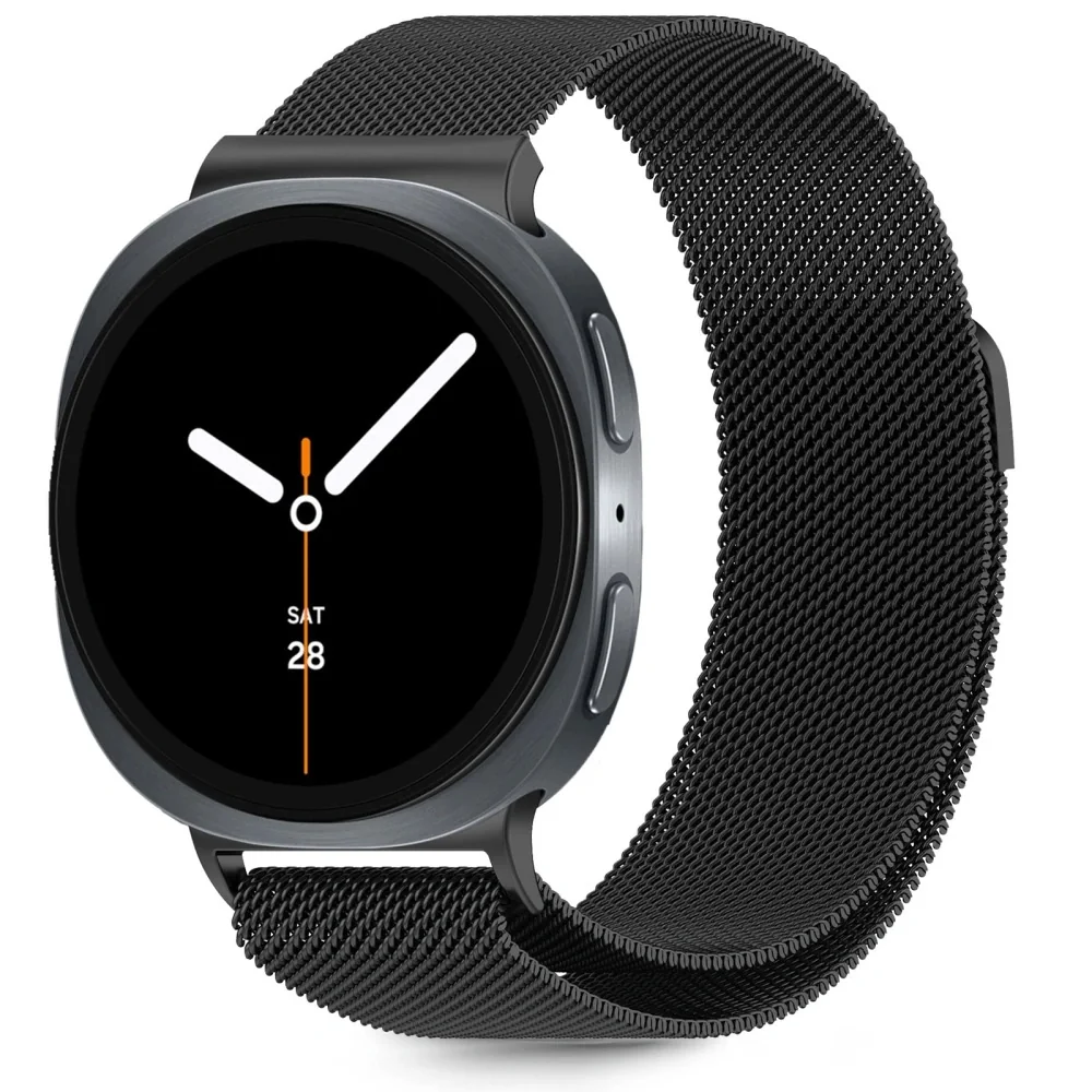 Tech-Protect Milanese remienok na Samsung Galaxy Watch 8 / Classic (40 / 44 / 46mm), black / 44 / 46mm), black