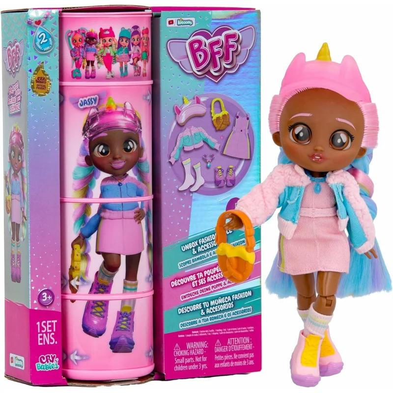 IMC Toys Cry Babies BFF bábika Jassy séria 2