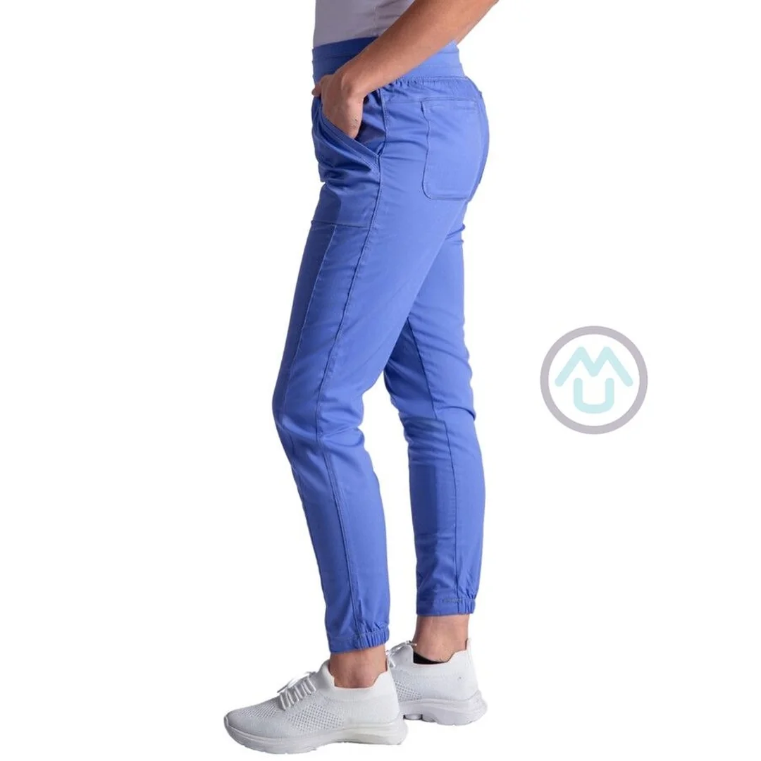 Zdravotnícke dámske jogger nohavice Cherokee Revolution ACTIVE STYLING - svetlo modré M