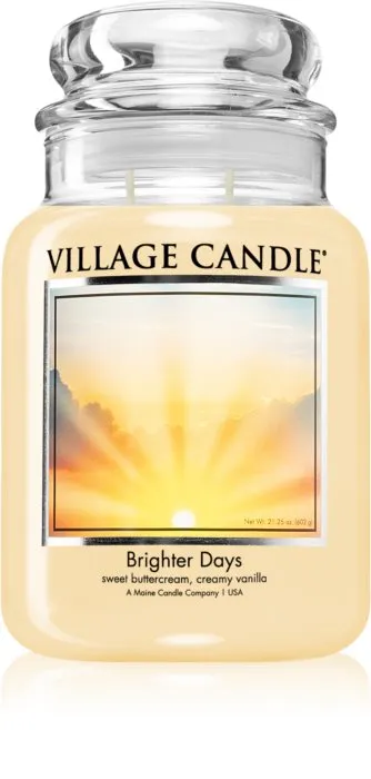 Village Candle Vonná sviečka v skle - Brighter Days - Jasnejšie dni, veľká