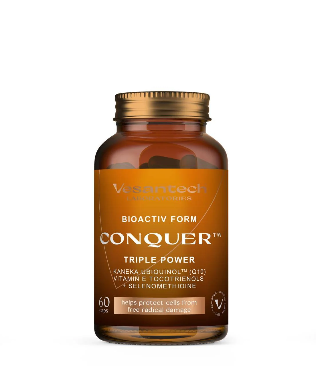 Vesantech Conquer™ (koenzým Q10+E+Se) 60 cps