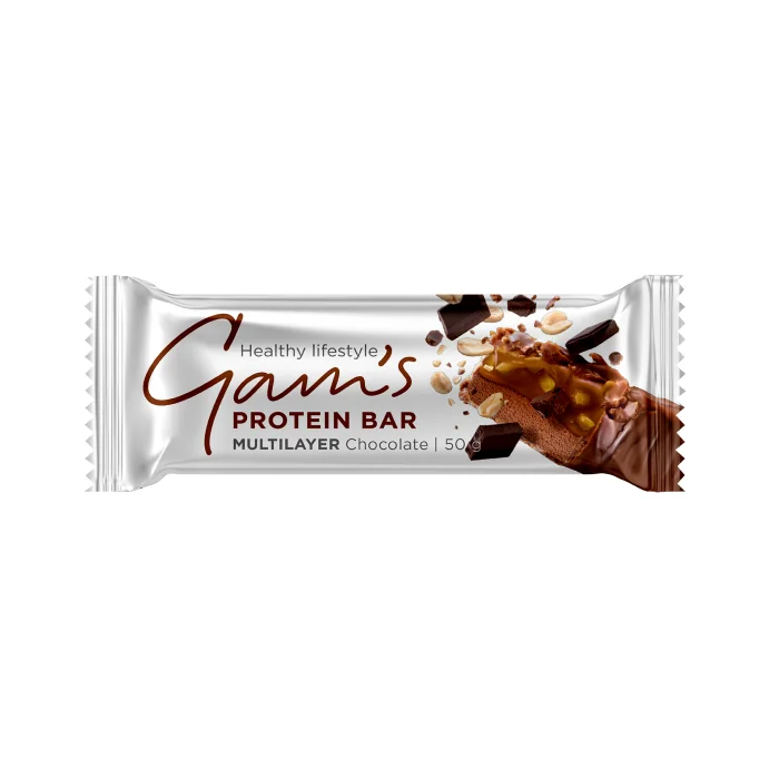 Gam's Proteín Multilayer Tyčinka Čokoláda 50 g