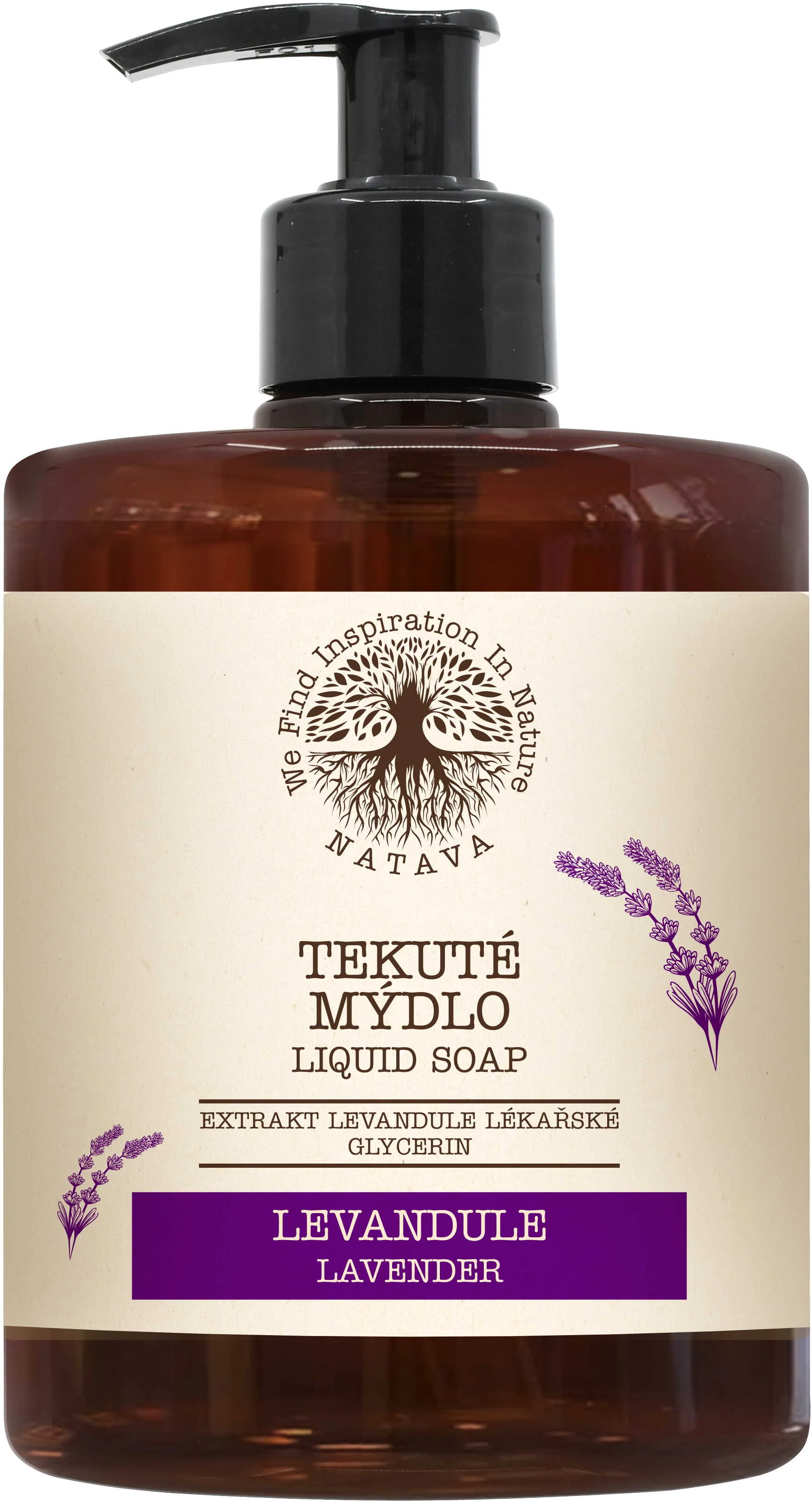 Natava tekuté mydlo Levanduľa 500 ml