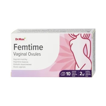 Dr. Max Femtime Vaginal Ovules 1×10 cps, vaginálne kapsuly
