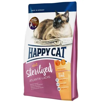 Happy Cat Sterilizovaný atlantický losos  1×10 kg, granule pre sterilizované mačky