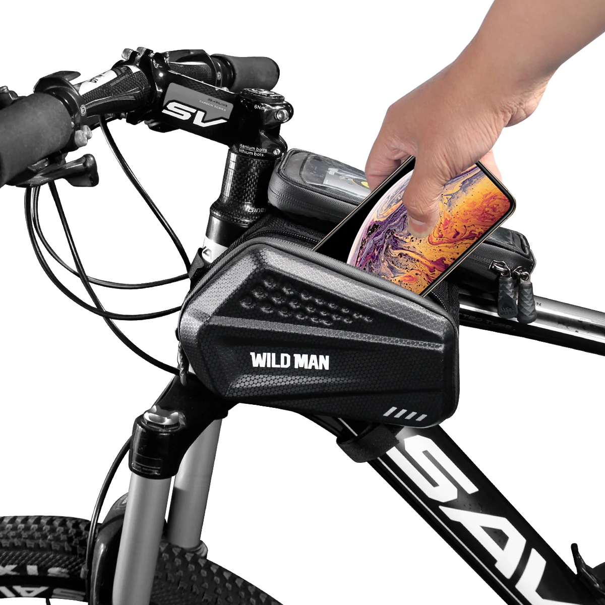 Wild Man ES6 cyklistická taška 1L, čierna