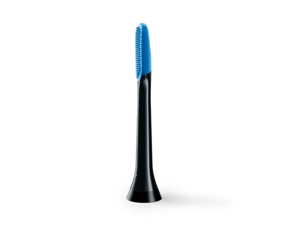 Philips - Hlavice na jazyk HX8072/11 TongueCare+ pre Sonicare 3. generácie, čierna 1×2 ks, hlavica na čistenie jazyka