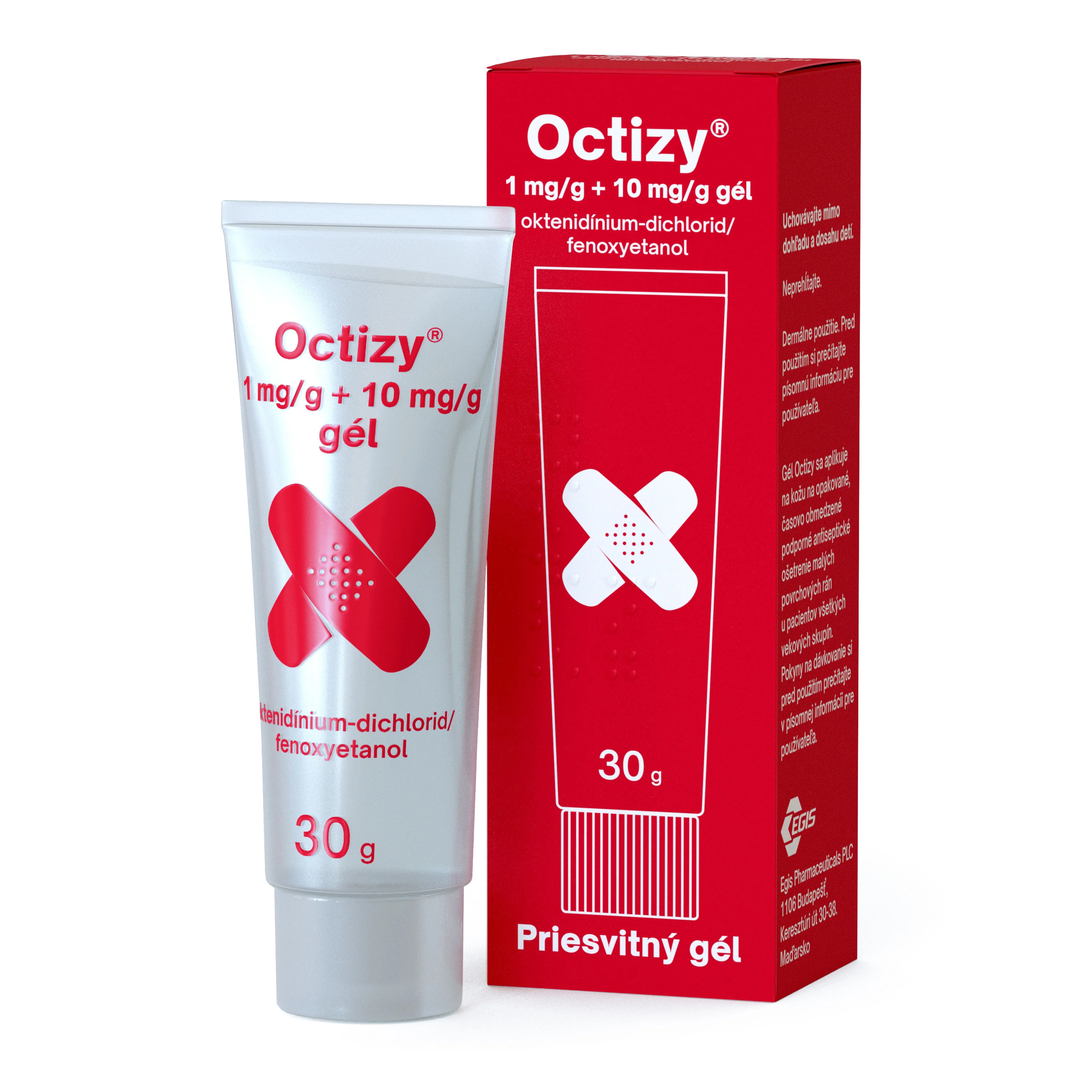 Octizy 1 mg/g + 10 mg/g gél 30 g